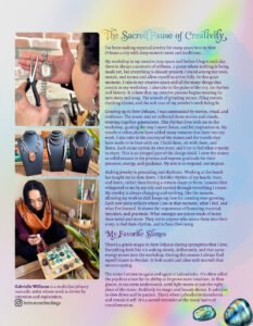 Chakra Cozy Issue 001 - The Sacred Pause of Creativity