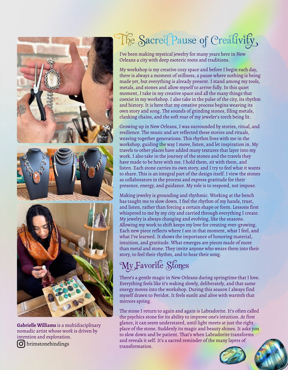 Chakra Cozy Issue 001 - The Sacred Pause of Creativity